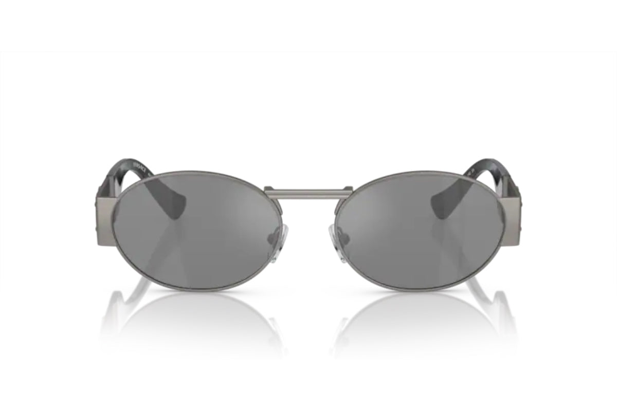 Lentes de Sol Medusa Deco Plateado Espejados Versace